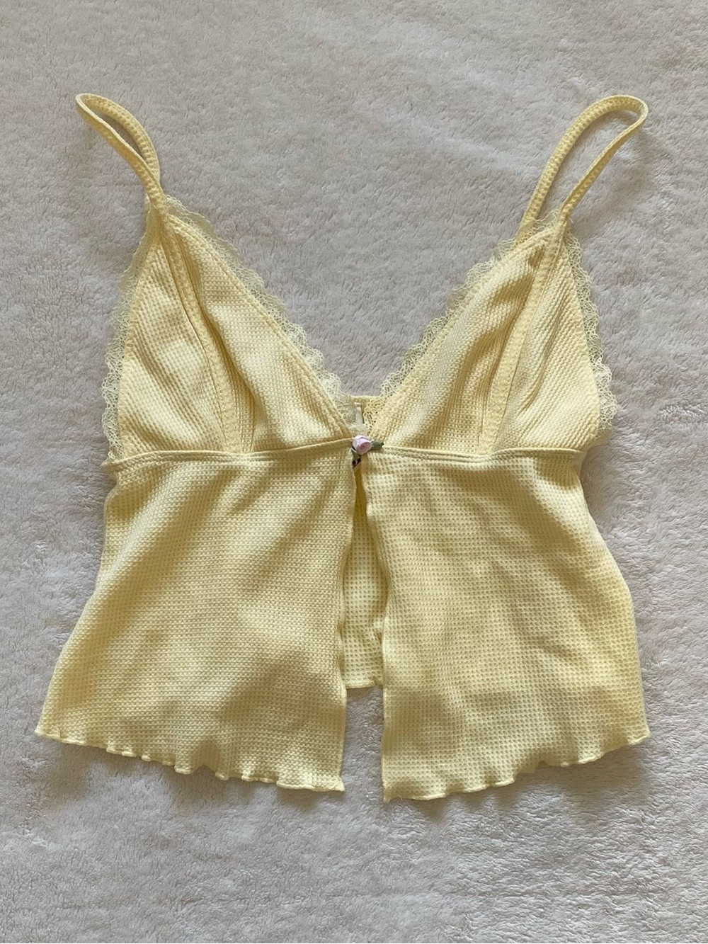 NWT Tilly’s Cami Split-Front Tank Top Shirt Size Extra Small